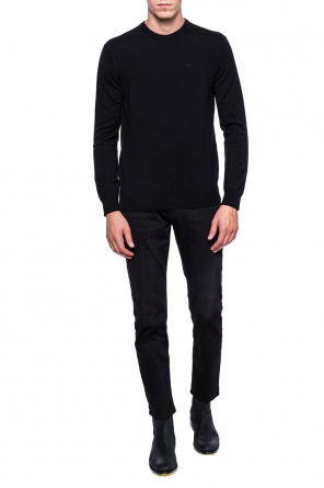 Sweater with an embroidered logo, zdjęcie 2 Sweater with an embroidered logo od Emporio Armani